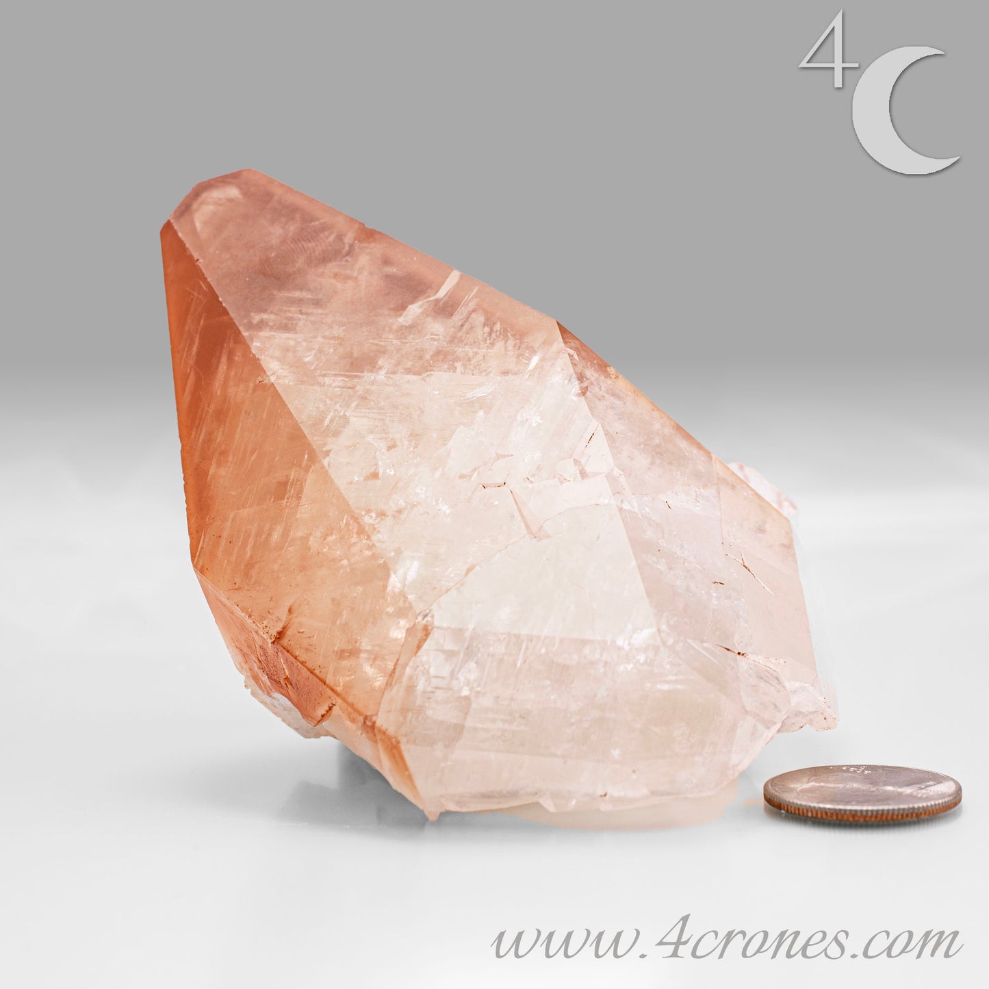 Red Diamond Calcite, glassy, gemmy diamond shaped geometries otherwise known as rhombohedrons and or scalenohedrons are combined with iron oxide hematoid inclusions. www.4crones.com
