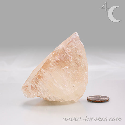 Red Diamond Calcite, glassy, gemmy diamond shaped geometries otherwise known as rhombohedrons and or scalenohedrons are combined with iron oxide hematoid inclusions. www.4crones.com