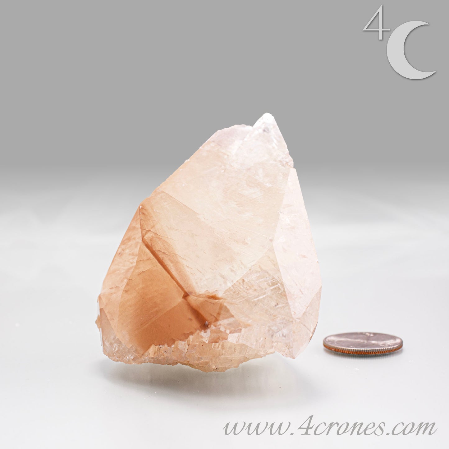 Red Diamond Calcite, glassy, gemmy diamond shaped geometries otherwise known as rhombohedrons and or scalenohedrons are combined with iron oxide hematoid inclusions. www.4crones.com