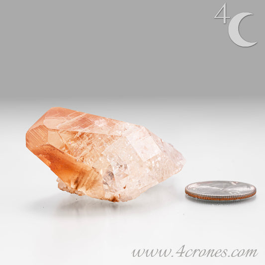 Red Diamond Calcite, glassy, gemmy diamond shaped geometries otherwise known as rhombohedrons and or scalenohedrons are combined with iron oxide hematoid inclusions. www.4crones.com