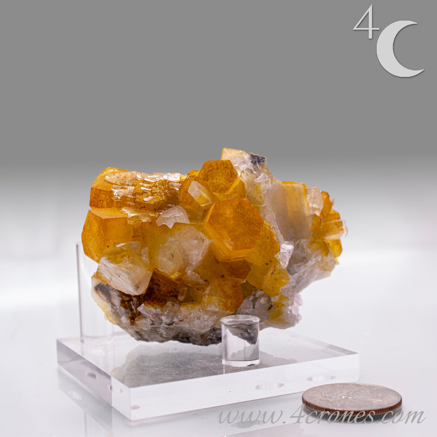 Iridescent Columnar Calcite is a striking variety of calcite distinguished by its naturally occurring columnar structure and shimmering, pearlescent sheen. This calcium carbonate mineral forms in elongated, parallel crystal columns, often displaying a soft, ethereal glow due to light interference within its layers. Its iridescence results from microscopic structural variations that reflect and refract light, producing subtle flashes of color that shift with movement. 