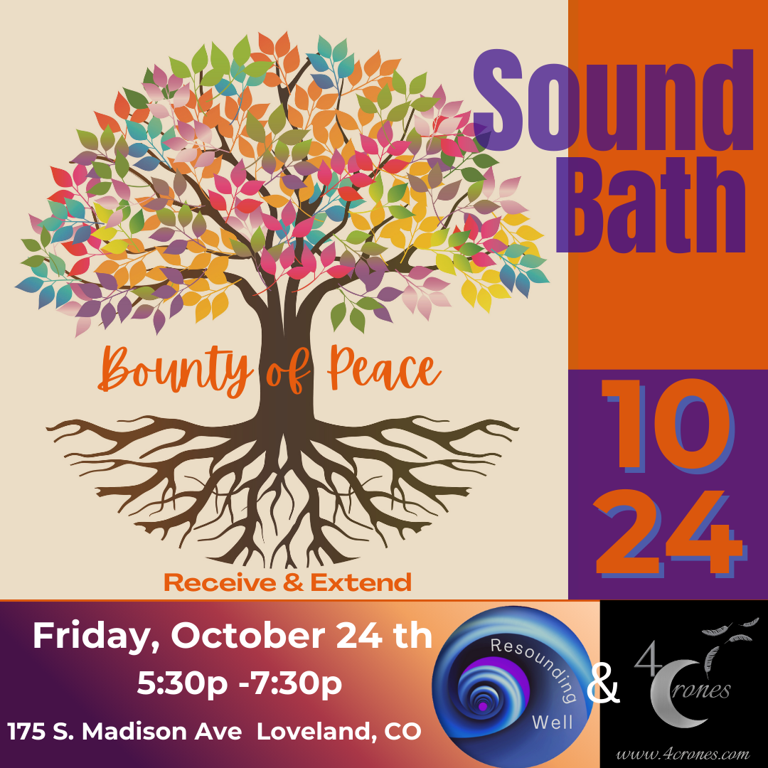 promotional graphic for Sound Bath event