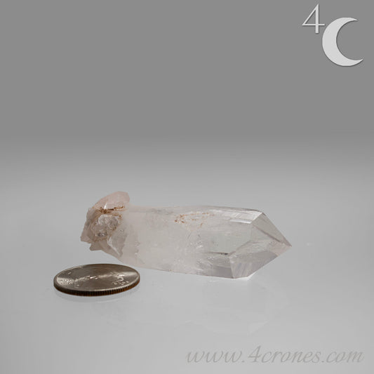 Our Lithium Quartz crystals are to die for. These dazzling specimens are astonishingly crystal clear with the softest touches of pinks and mauves. The Lumerian lines are so crisp and clean you can almost hear the ancient stories pouring out of them. These beauties will take your breath away, we kid you not. www.4crones.com