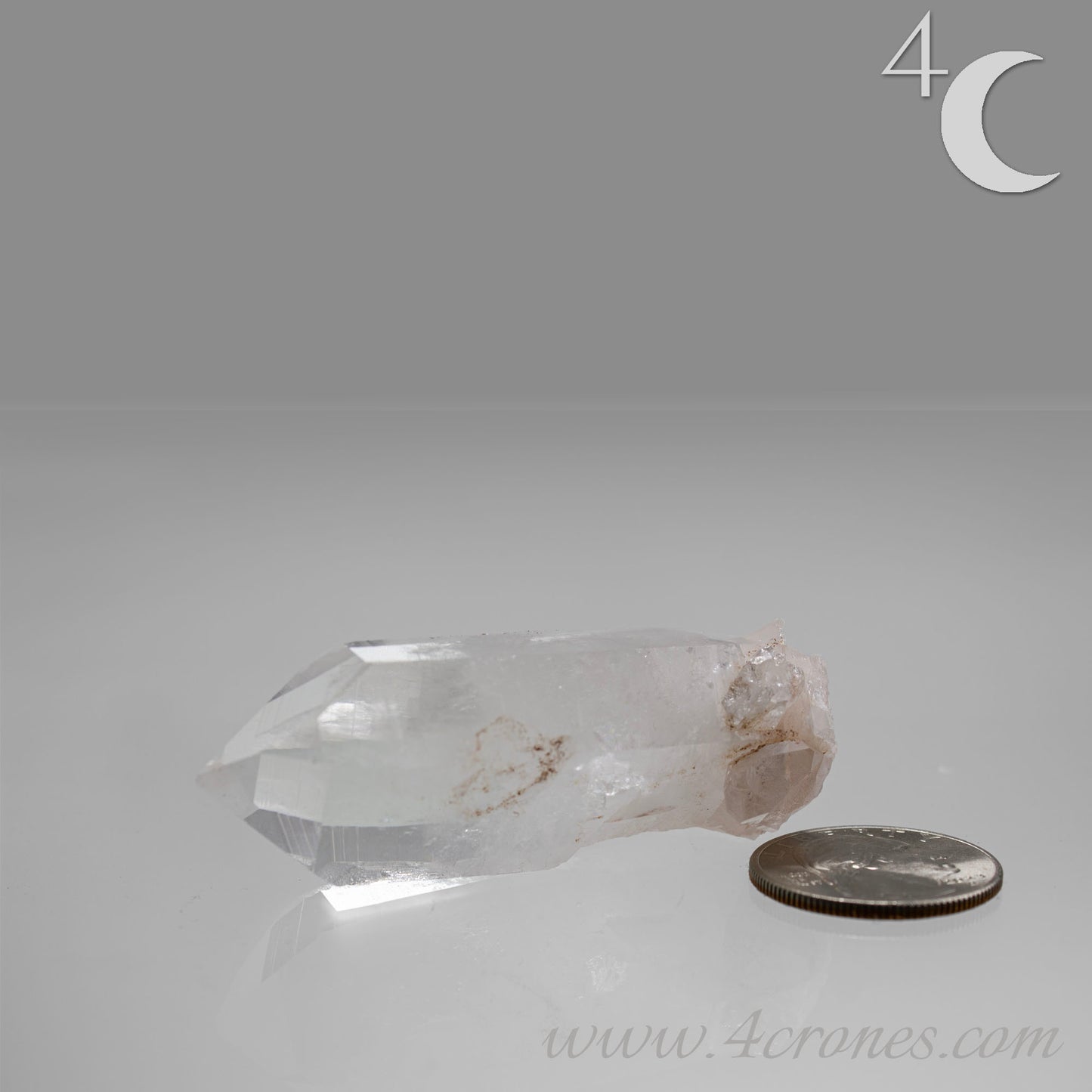 Our Lithium Quartz crystals are to die for. These dazzling specimens are astonishingly crystal clear with the softest touches of pinks and mauves. The Lumerian lines are so crisp and clean you can almost hear the ancient stories pouring out of them. These beauties will take your breath away, we kid you not. www.4crones.com