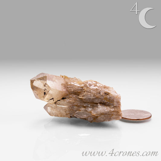 Kundalini Citrine Quartz is a stunning and rare variety of Citrine found exclusively in the Democratic Republic of Congo. This Natural Citrine is also characterized by a distinct formation of multiple terminated smaller Kundalini Quartz crystals.