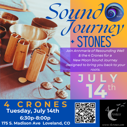 Sound Bath + Stones: Rooted Renewal 4 Crones