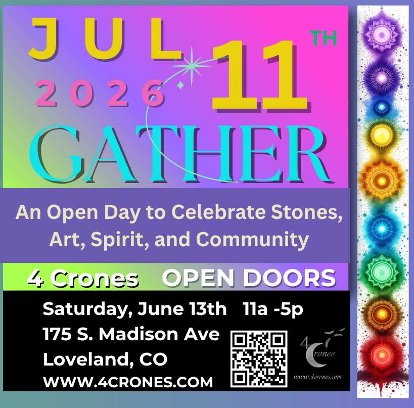 4 Crones July Gather 2026 marketing piece