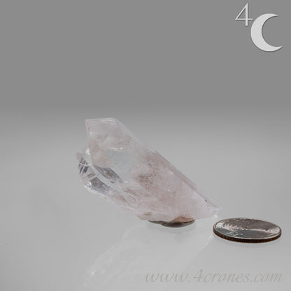 Our Lithium Quartz crystals are to die for. These dazzling specimens are astonishingly crystal clear with the softest touches of pinks and mauves. The Lumerian lines are so crisp and clean you can almost hear the ancient stories pouring out of them. These beauties will take your breath away, we kid you not. www.4crones.com