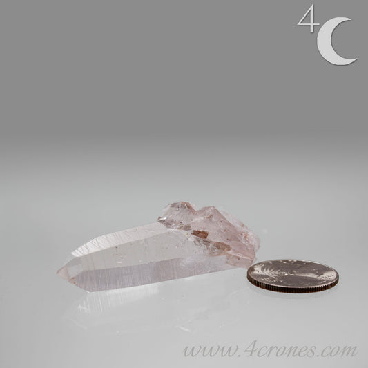 Our Lithium Quartz crystals are to die for. These dazzling specimens are astonishingly crystal clear with the softest touches of pinks and mauves. The Lumerian lines are so crisp and clean you can almost hear the ancient stories pouring out of them. These beauties will take your breath away, we kid you not. www.4crones.com