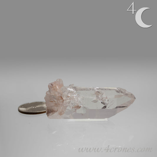 Our Lithium Quartz crystals are to die for. These dazzling specimens are astonishingly crystal clear with the softest touches of pinks and mauves. The Lumerian lines are so crisp and clean you can almost hear the ancient stories pouring out of them. These beauties will take your breath away, we kid you not. www.4crones.com