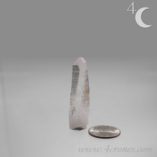 Our Lithium Quartz crystals are to die for. These dazzling specimens are astonishingly crystal clear with the softest touches of pinks and mauves. The Lumerian lines are so crisp and clean you can almost hear the ancient stories pouring out of them. These beauties will take your breath away, we kid you not. www.4crones.com