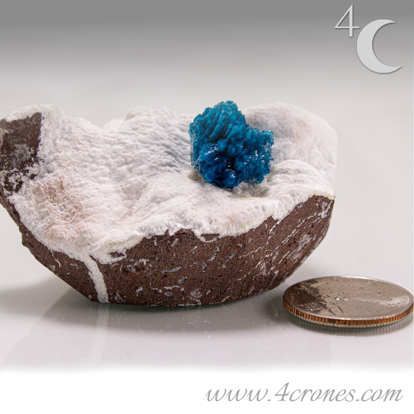 Cavansite is a rare calcium vanadium silicate mineral prized for its vivid blue color and rosette-like crystal formations