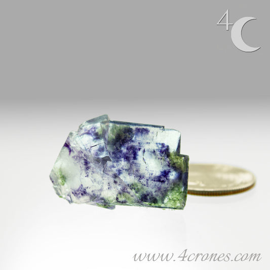 Yaogangxian  fluorite is cherished for its exceptional quality and crisp beauty with stunning water-like cubic crystals and purple-blue phantoms that create a mesmerizing effect.  www.4crones.com
