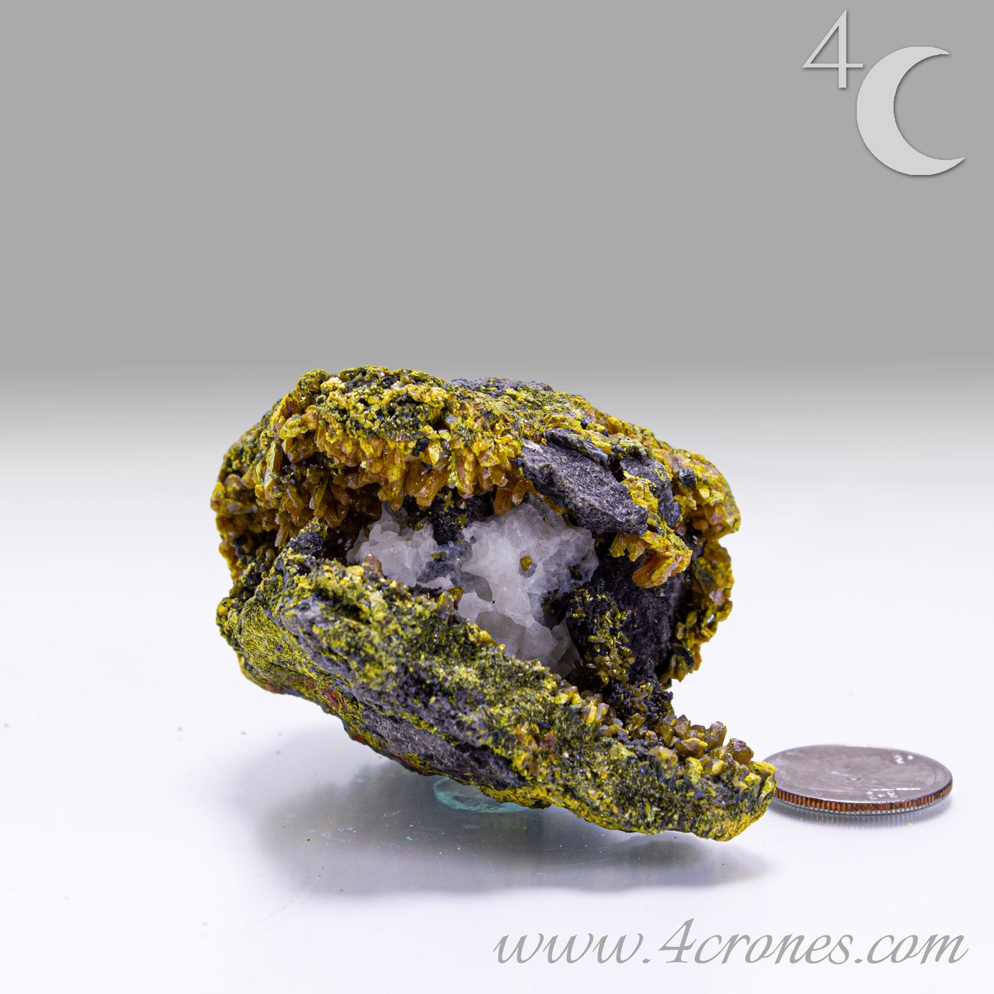 Orpiment mineral on matrix