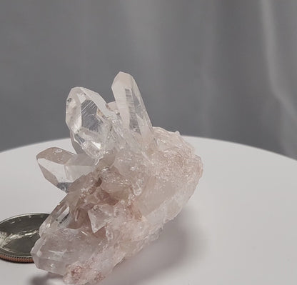 Our Lithium Quartz crystals are to die for. These dazzling specimens are astonishingly crystal clear with the softest touches of pinks and mauves. The Lumerian lines are so crisp and clean you can almost hear the ancient stories pouring out of them. These beauties will take your breath away, we kid you not. www.4crones.com