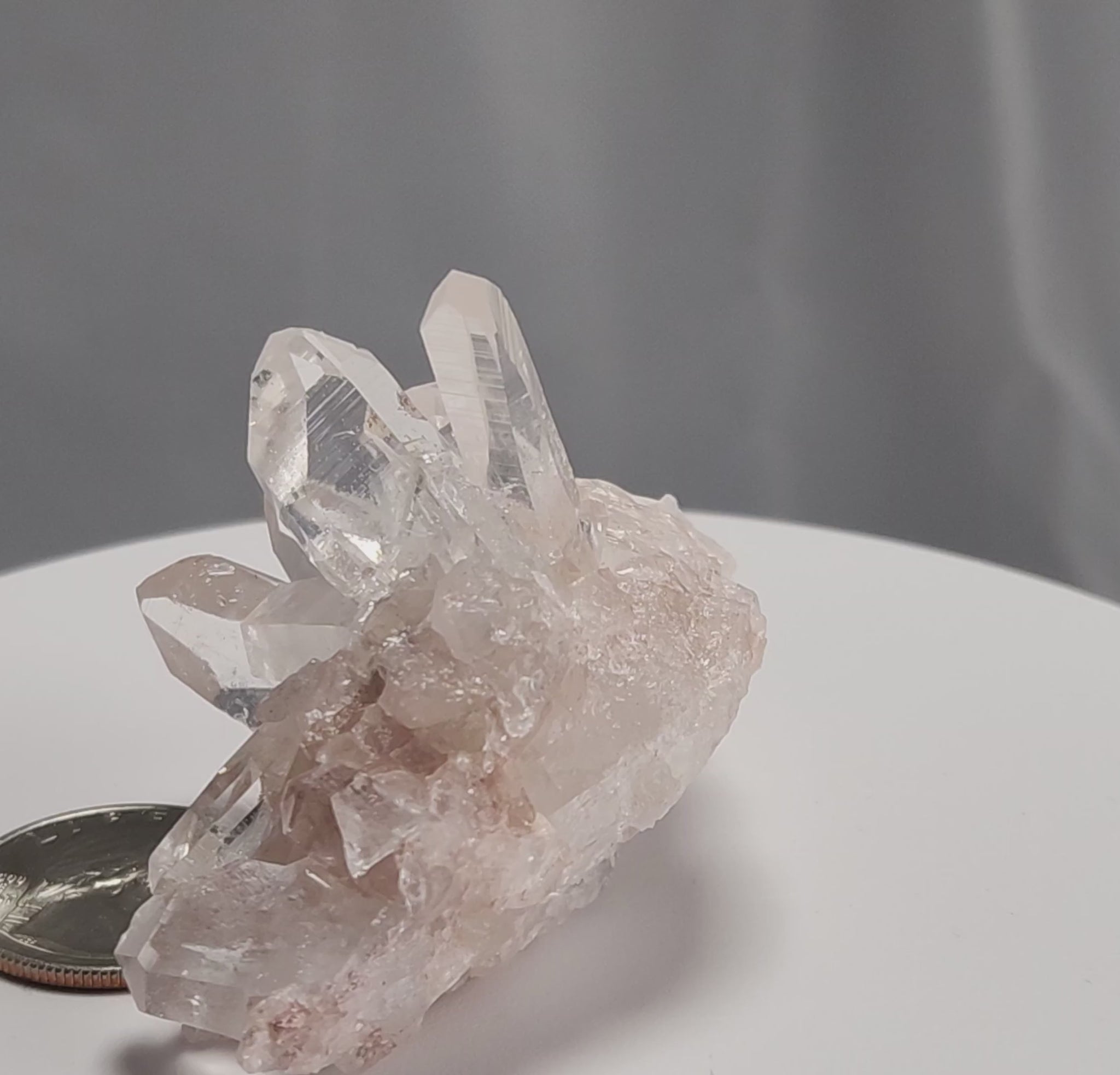 Our Lithium Quartz crystals are to die for. These dazzling specimens are astonishingly crystal clear with the softest touches of pinks and mauves. The Lumerian lines are so crisp and clean you can almost hear the ancient stories pouring out of them. These beauties will take your breath away, we kid you not. www.4crones.com