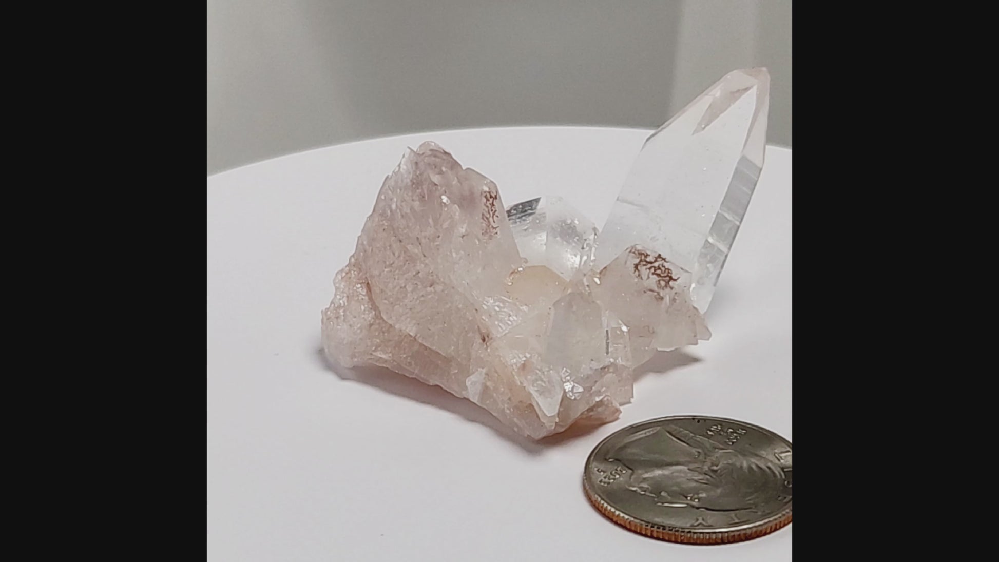 Our Lithium Quartz crystals are to die for. These dazzling specimens are astonishingly crystal clear with the softest touches of pinks and mauves. The Lumerian lines are so crisp and clean you can almost hear the ancient stories pouring out of them. These beauties will take your breath away, we kid you not. www.4crones.com