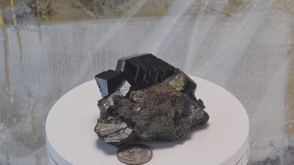  High-quality Black Tourmaline (Schorl) from Erongo, Namibia is an amazingly beautiful specimen with very clear geometric faceting similar to the three-pointed star and is referred to as the Mercedes top by many mineral collectors. www.4crones.com