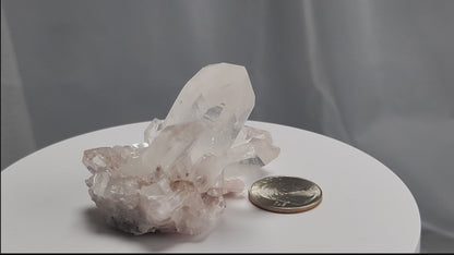 Our Lithium Quartz crystals are to die for. These dazzling specimens are astonishingly crystal clear with the softest touches of pinks and mauves. The Lumerian lines are so crisp and clean you can almost hear the ancient stories pouring out of them. These beauties will take your breath away, we kid you not. www.4crones.com