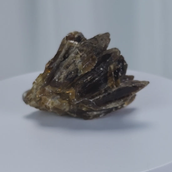 Metaphysically, Amber Calcite radiates vitality, optimism, and grounding warmth. Its energy cleanses spaces, amplifies intentions, and supports confidence, motivation, and clarity