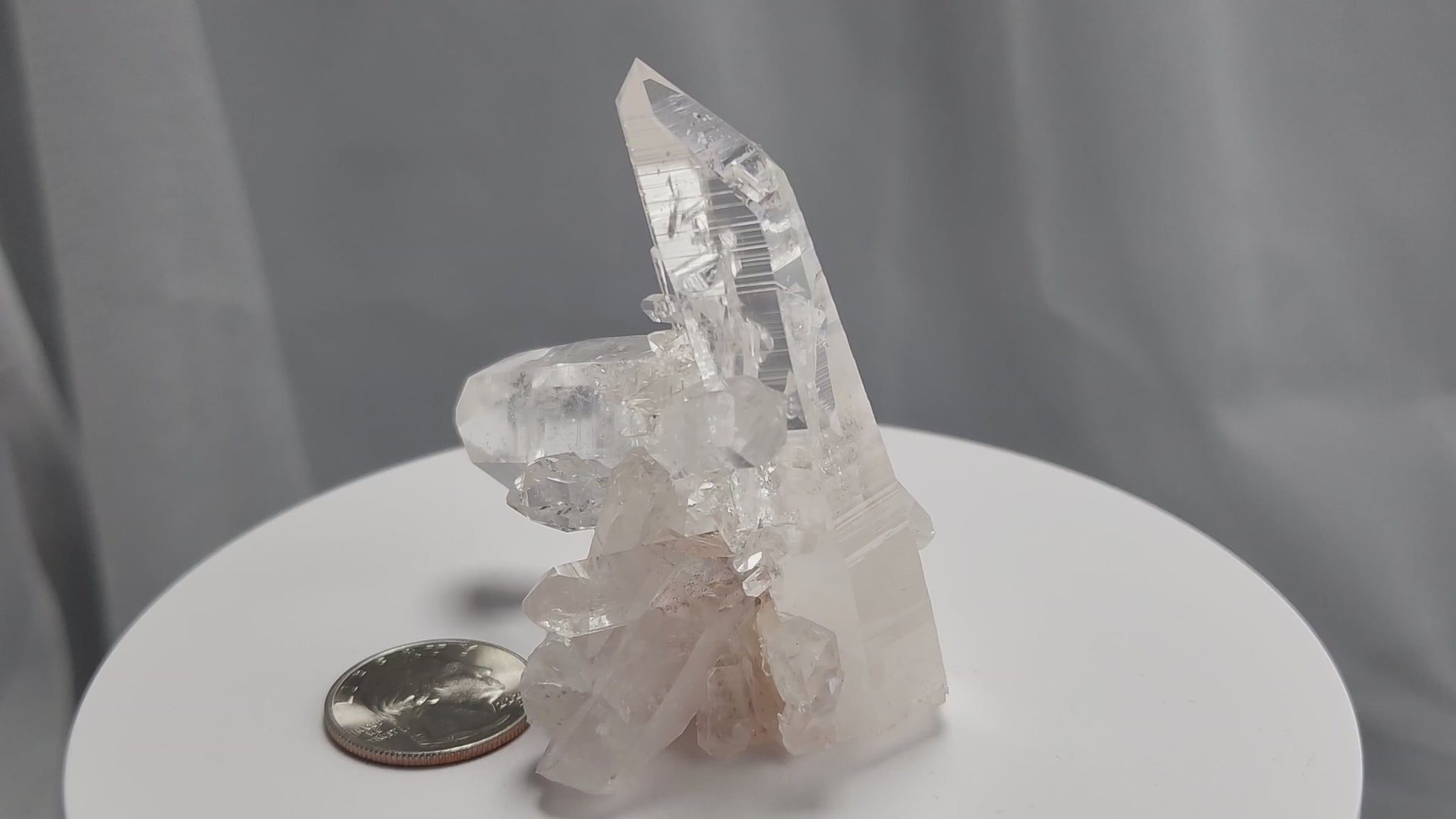 Our Lithium Quartz crystals are to die for. These dazzling specimens are astonishingly crystal clear with the softest touches of pinks and mauves. The Lumerian lines are so crisp and clean you can almost hear the ancient stories pouring out of them. These beauties will take your breath away, we kid you not. www.4crones.com